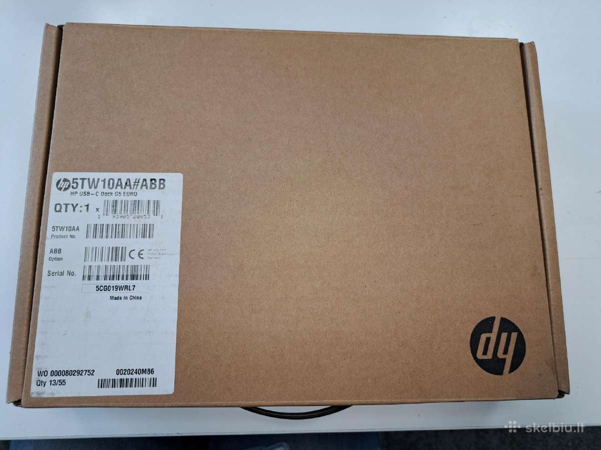 Hp usb-c Dock G5 Nauja Usb-c Hp G5