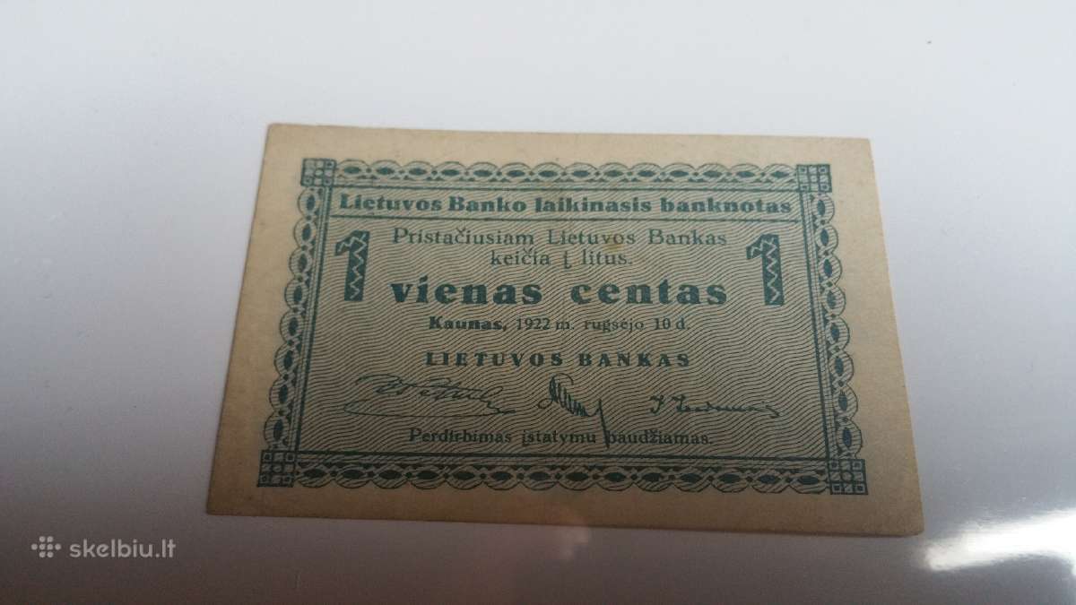 Pirksiu Lietuvos banknotu visokiu - nuotraukos Nr. 9
