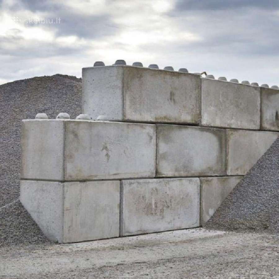 Betoniniai lego kubai - nuotraukos Nr. 4