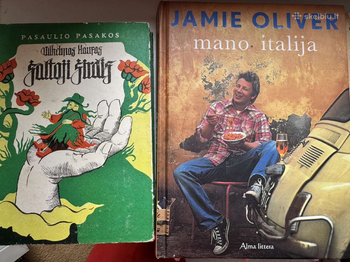 Knyga Jamie Oliver Mano Italija