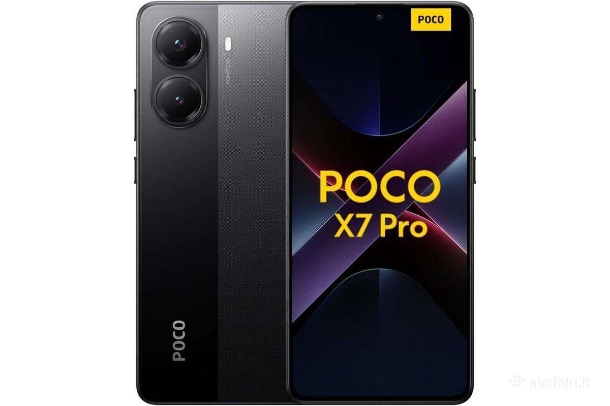 Naujas Poco X7 Pro/256gb/8gb Black