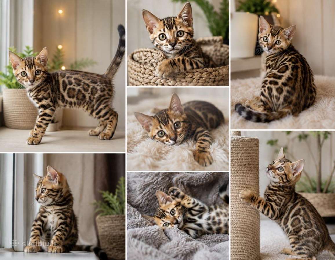 Bengalų katytė ieško namų