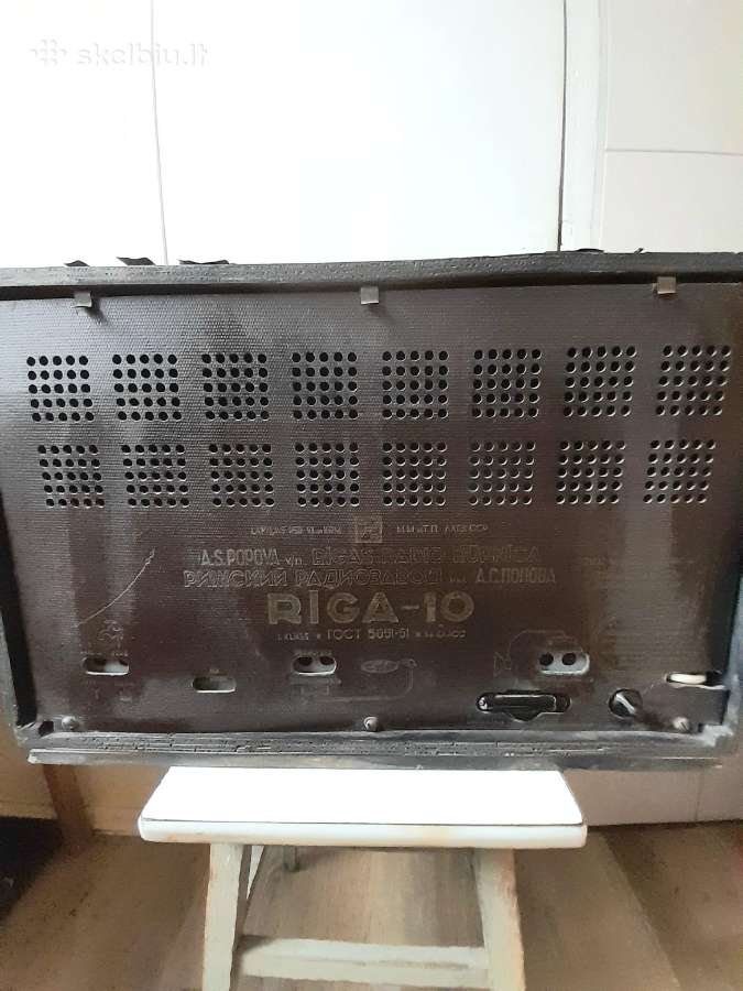 Radija "riga-10" 1952m. - nuotraukos Nr. 6