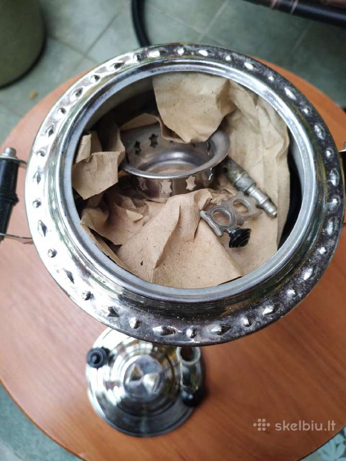 Naujas vintažinis Tulos samovaras 3l/1kw - nuotraukos Nr. 3