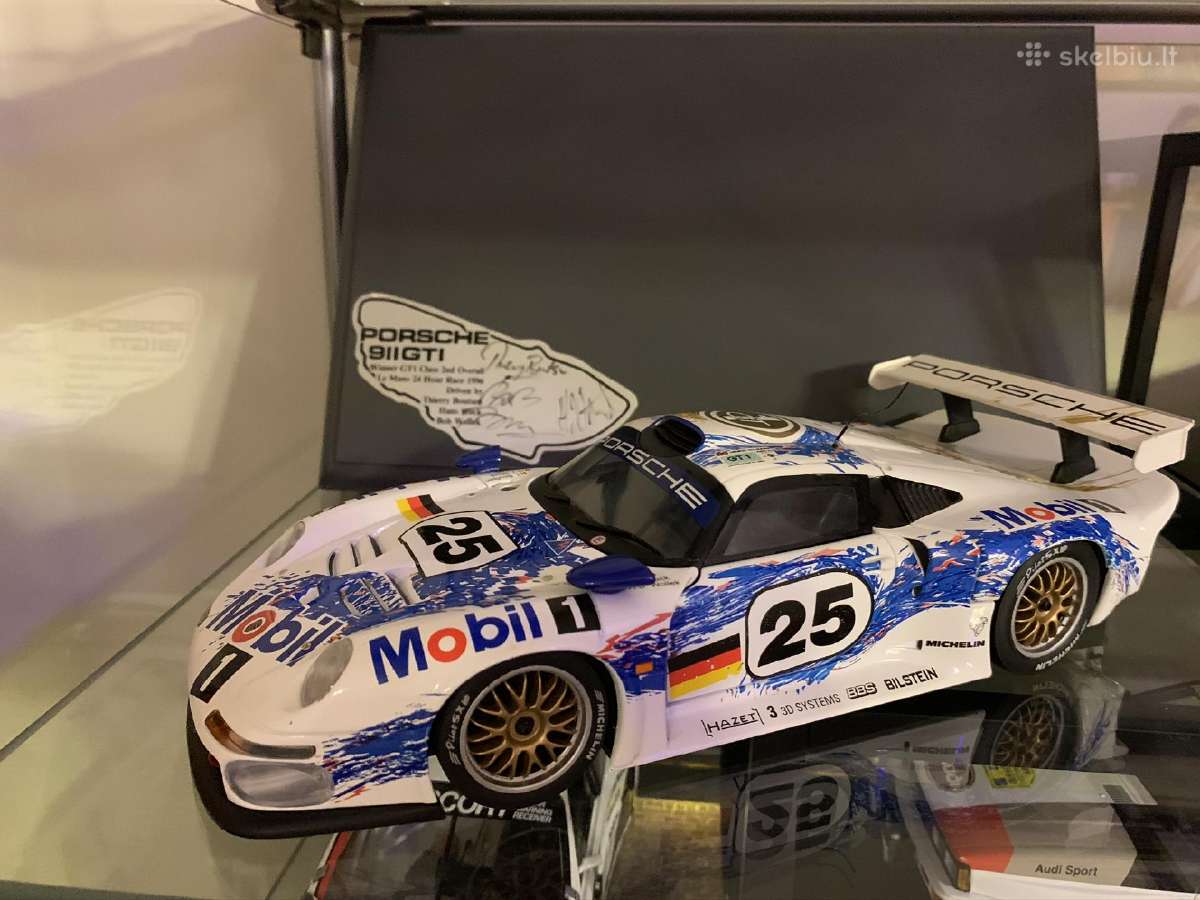 Modelis Ut Models 1:18 Porsche 911 Gt1 – Le Mans