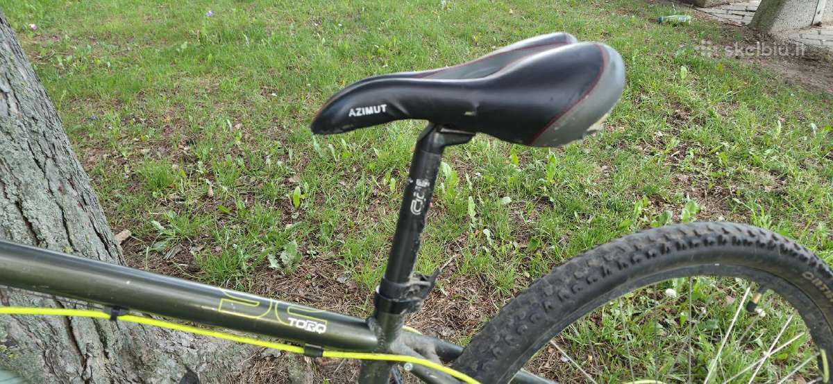 Žaliai juodas MTB dviratis vaikui - nuotraukos Nr. 7