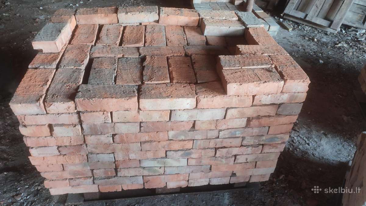 Senovinės molinės raudonos plytos