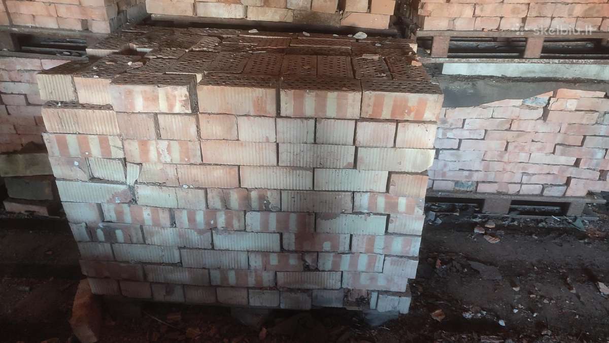 Senovinės molinės raudonos plytos - nuotraukos Nr. 4