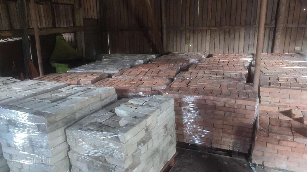 Senovinės molinės raudonos plytos - nuotraukos Nr. 7