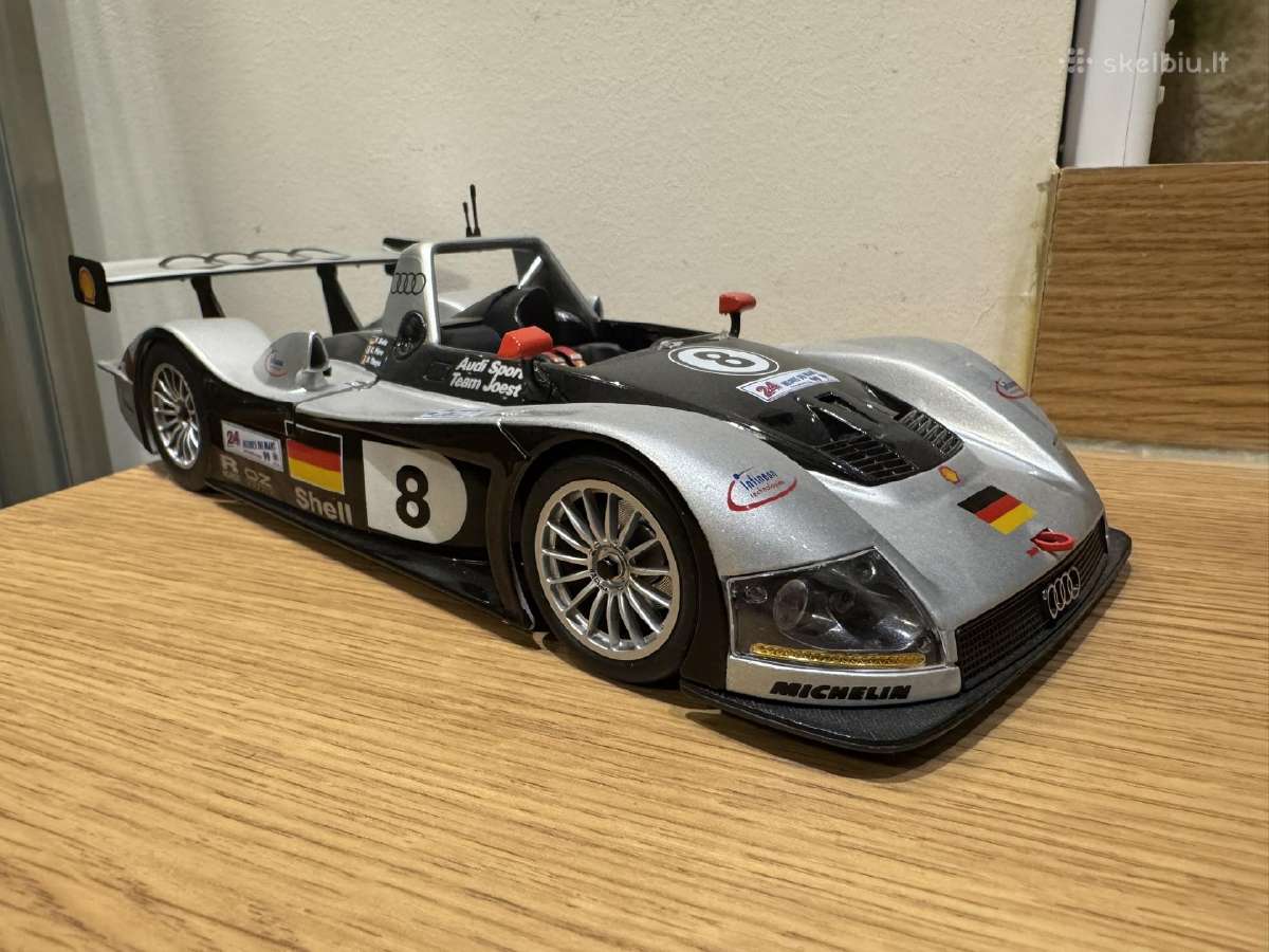 Modelis Maisto 1:18 Audi R8r Le Mans 1999