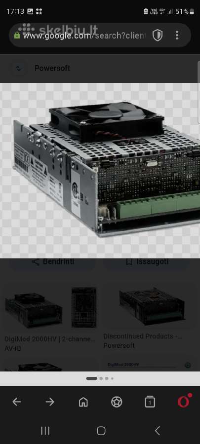 Naujas Powersoft Digimod 2000 Hv. 700e
