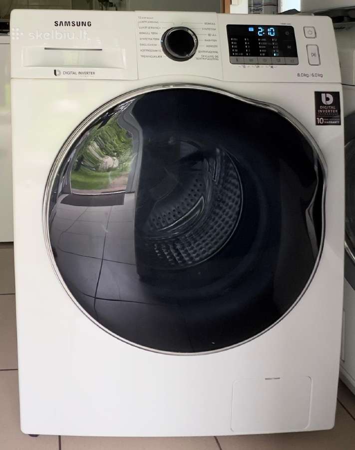 Skalbyklė džiovikle Samsung 9/6kg.