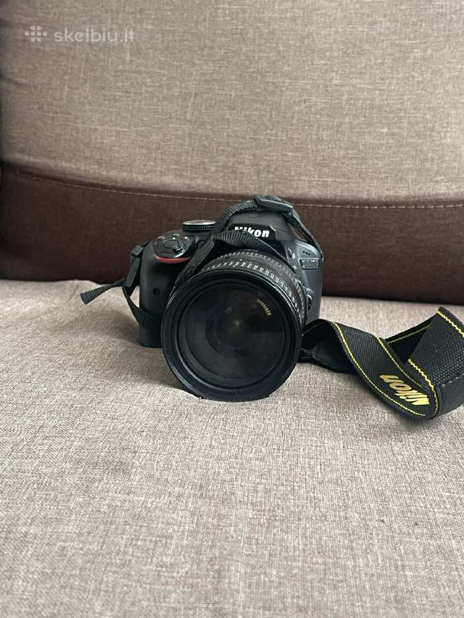 Nikon D3400 Foto aparatas Nikon 18-200mm Vr lens