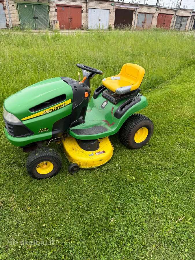 John deere X110 zolepjove traktoriukas