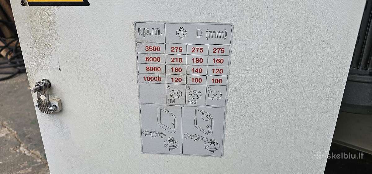 Medienos frezavimo staklės Minimax T45 f (Italy) - nuotraukos Nr. 11