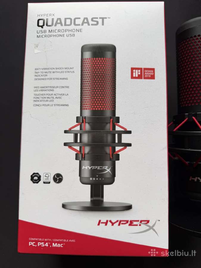 Hyperx Quadcast microphone Usb
