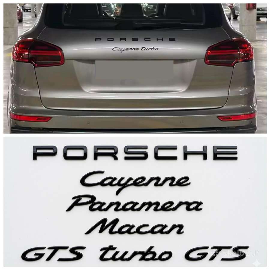 Porsche emblemos , ratlankiu dangteliai , Macan. - nuotraukos Nr. 2