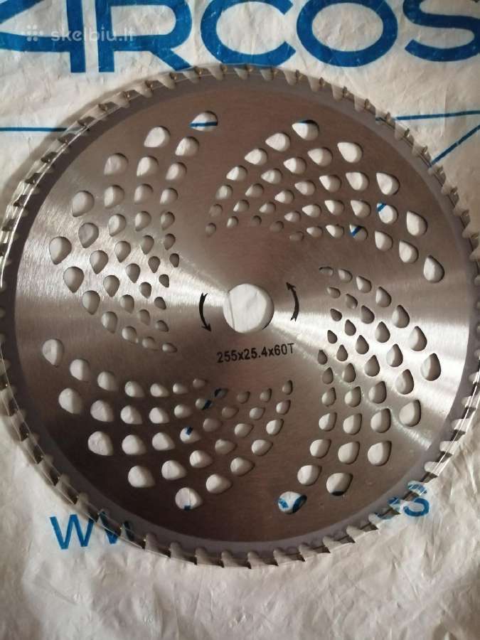 Diskinis peilis 255x25,4x60t