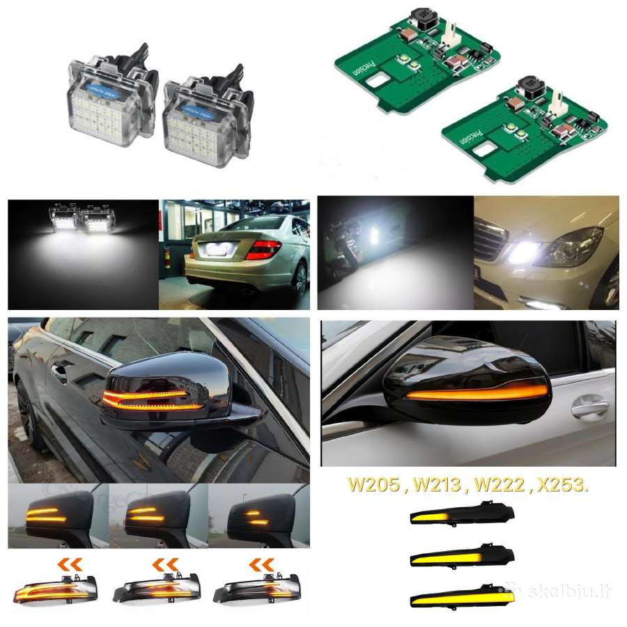 Mercedes w213 , w205, w222 , x253 LED ortakiai , - nuotraukos Nr. 12