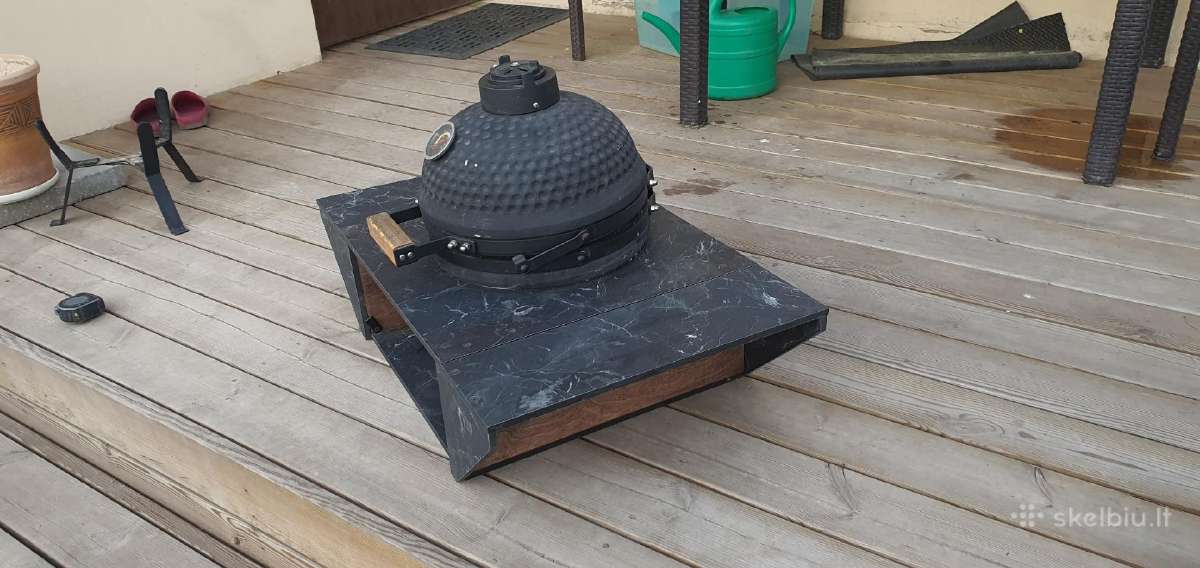 Kelioninis grilius Kamado Picnic su staliuku - nuotraukos Nr. 2