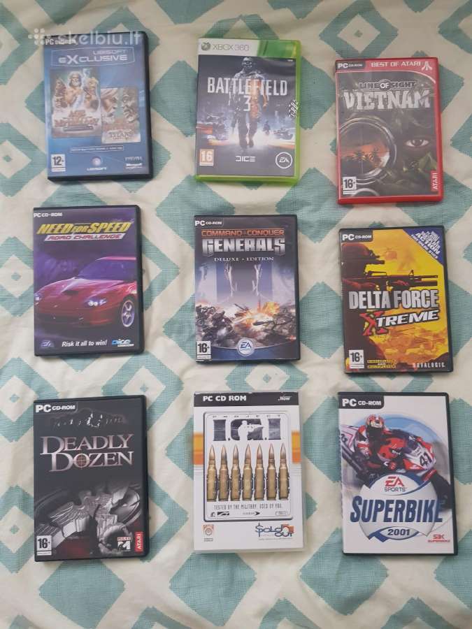 Pc ir Xbox 360 žaidimų rinkinys