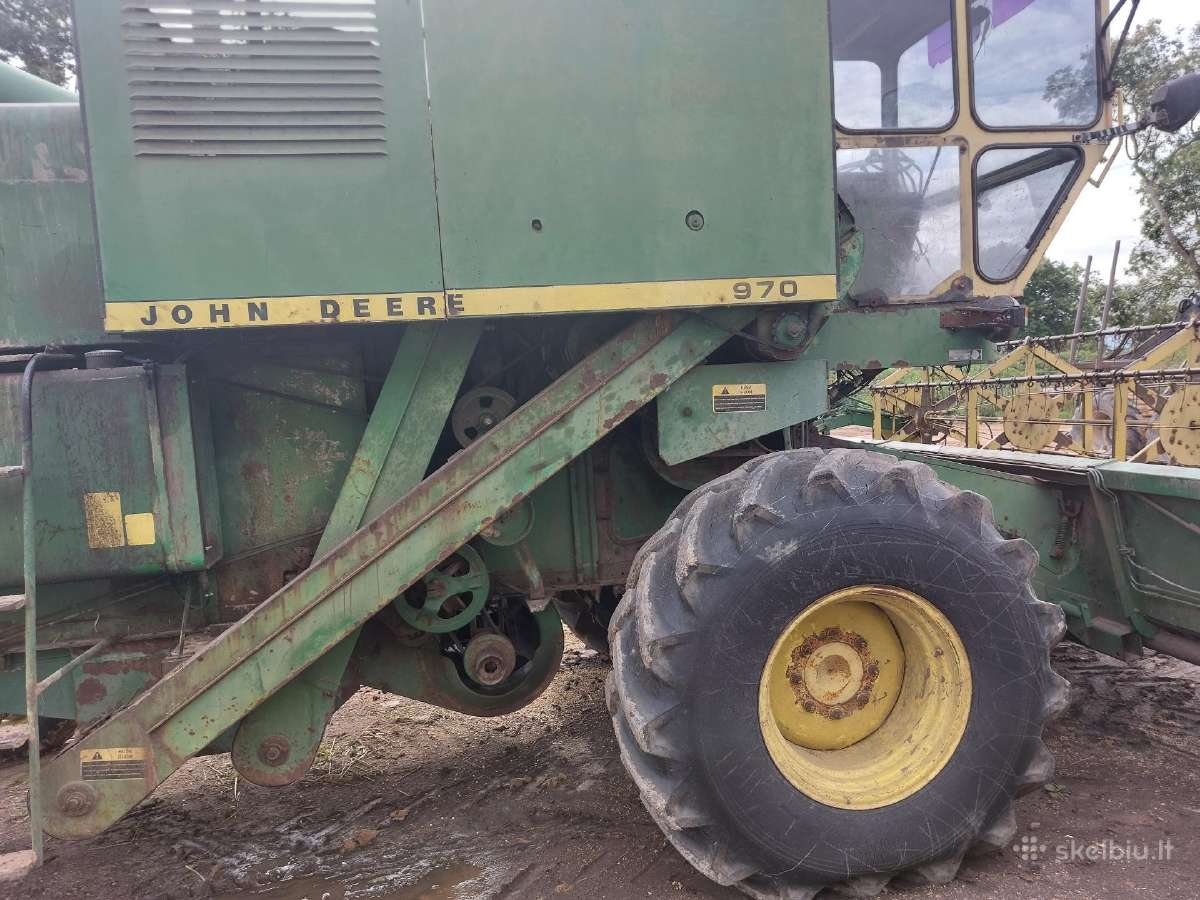 John deere -970 ir 950 su smulkintuvais dalimis