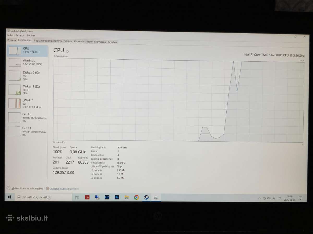 Hp Omen 15 - nuotraukos Nr. 8