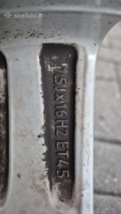Originalūs Audi lieti diskai R16 - nuotraukos Nr. 9