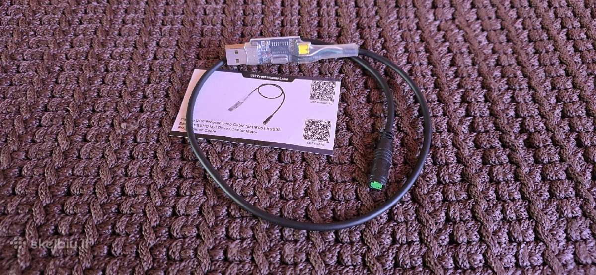 Bafang variklio Usb programavimo kabelis