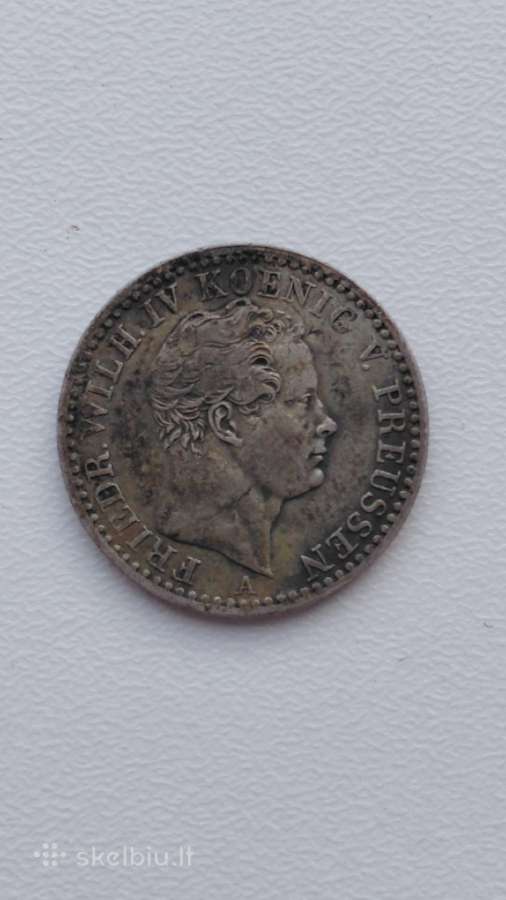 1/6 prūsiško talerio 1842 m.