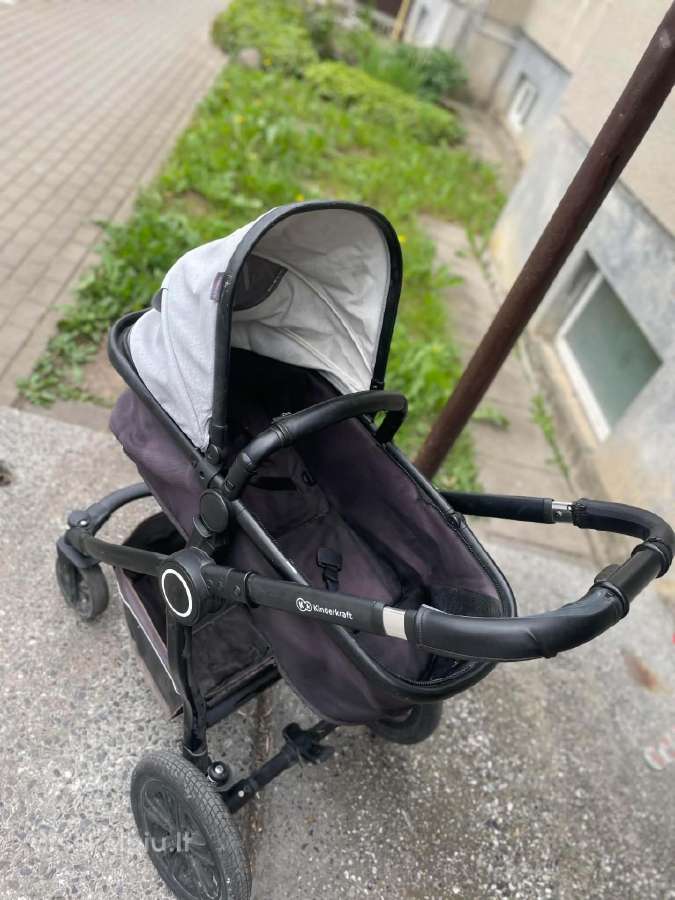 Kinder kraft vaiko vežimėlis. Keičiasi pusėmis. - nuotraukos Nr. 2