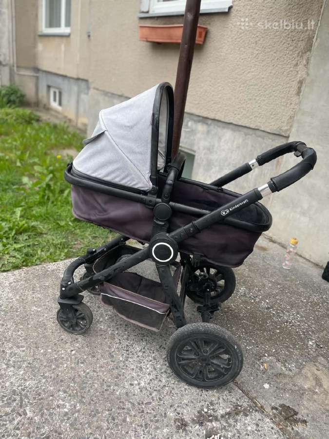 Kinder kraft vaiko vežimėlis. Keičiasi pusėmis. - nuotraukos Nr. 4