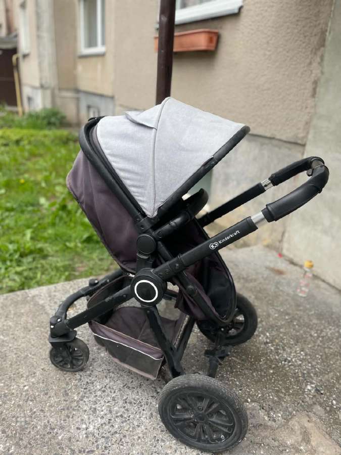 Kinder kraft vaiko vežimėlis. Keičiasi pusėmis. - nuotraukos Nr. 6