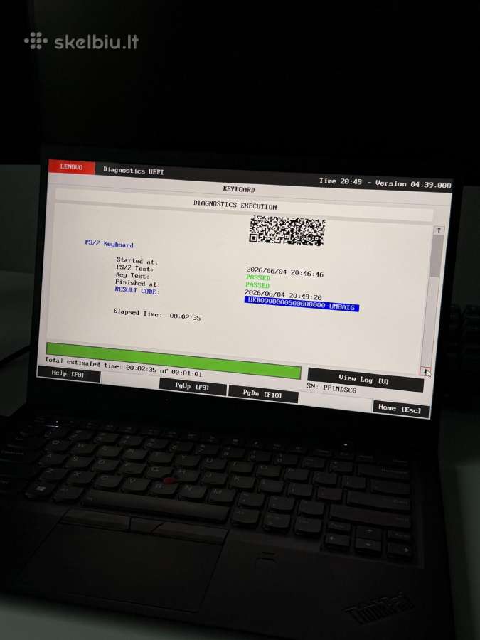 Lenovo Thinkpad X1 Carbon (6 Gen) i7 /16gb/1tb - nuotraukos Nr. 25