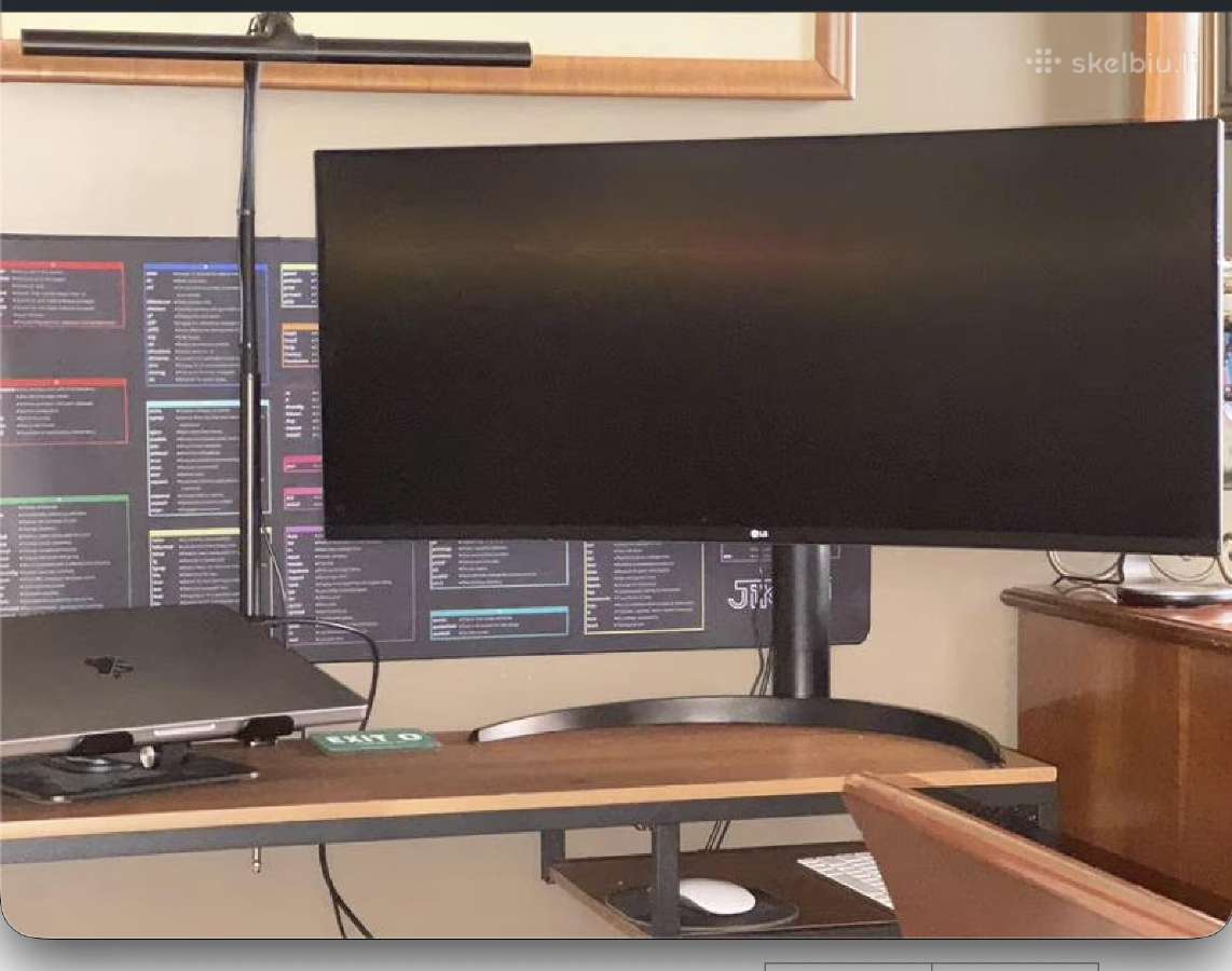 LG 34col. 21:9 Ultrawide 34401440 monitorius