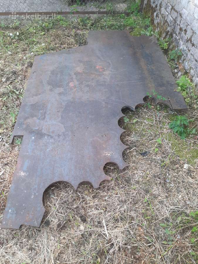 2cm storio metalo lakštas.