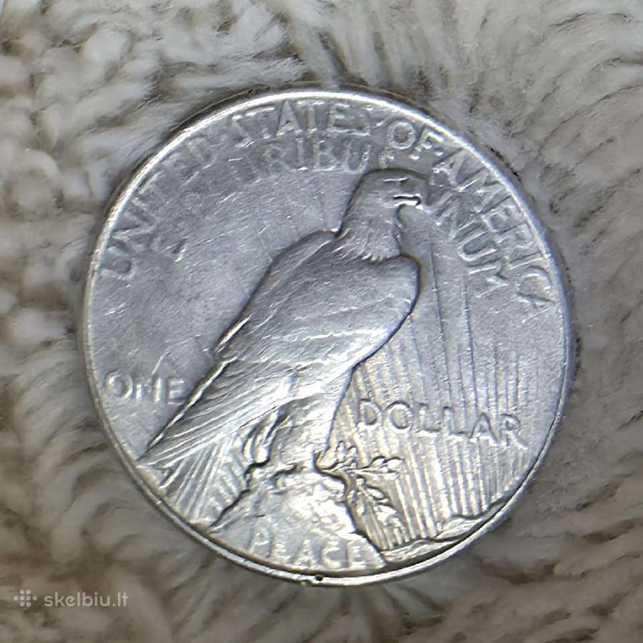 Sidabrinis doleris 1935 m. "Peace Dollar"