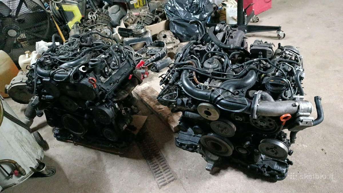 2.7tdi 120kw ir 3.0 tdi 165kw varikliai dalimis