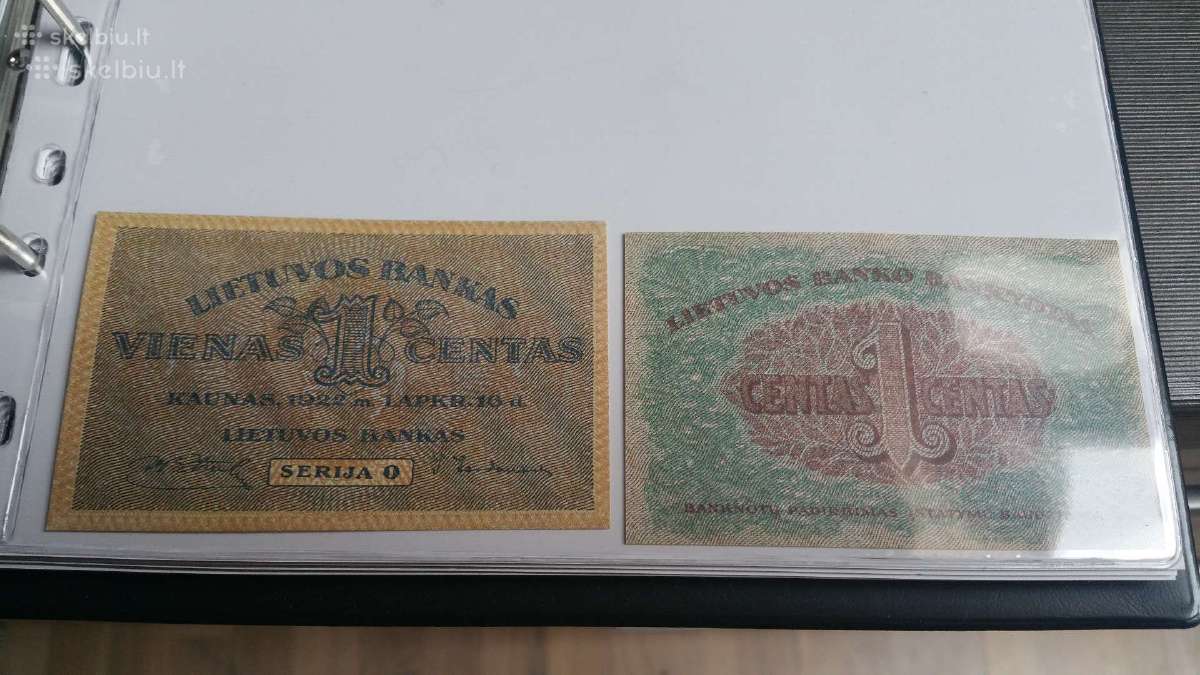 Pirksiu Lietuvos tarpukario banknotus - nuotraukos Nr. 7