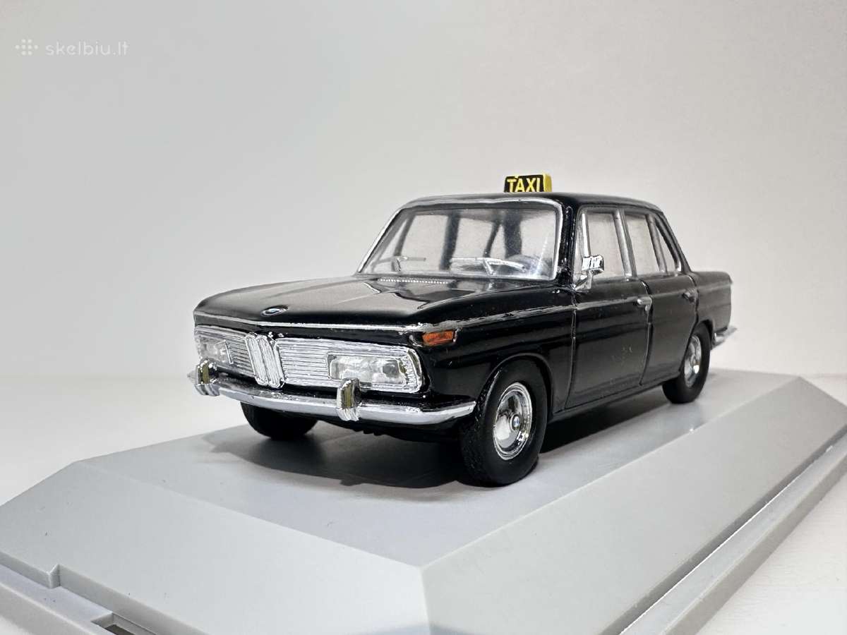 Bmw 2000 Taxi 1962 juoda 1:43 Schuco - nuotraukos Nr. 4