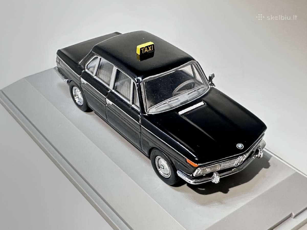 Bmw 2000 Taxi 1962 juoda 1:43 Schuco - nuotraukos Nr. 5