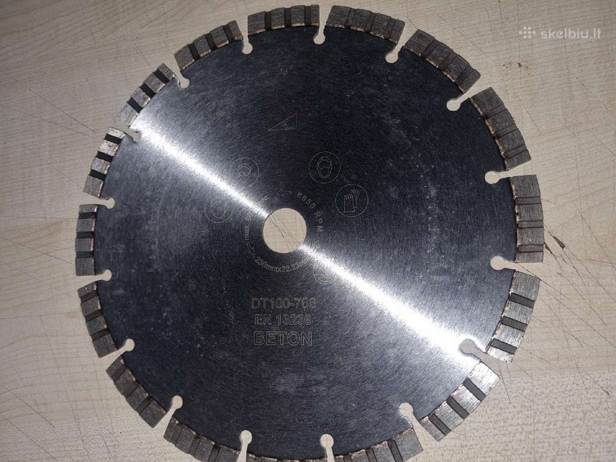 Deimantiniai armuoto betono diskai 125 mm, 230 mm, - nuotraukos Nr. 3