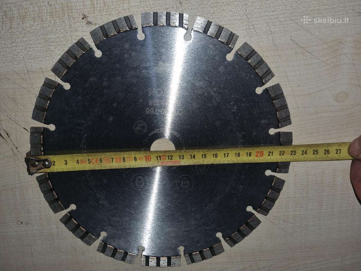 Deimantiniai armuoto betono diskai 125 mm, 230 mm, - nuotraukos Nr. 5