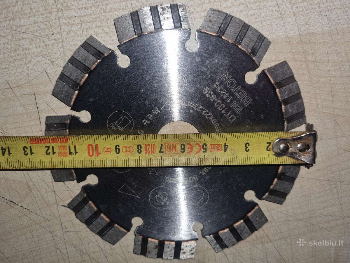 Deimantiniai armuoto betono diskai 125 mm, 230 mm, - nuotraukos Nr. 4