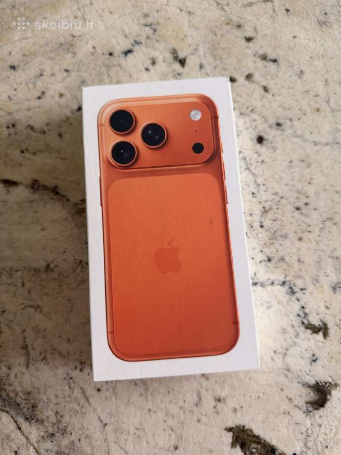 Naujas iPhone 17 pro 256gb oranzinis