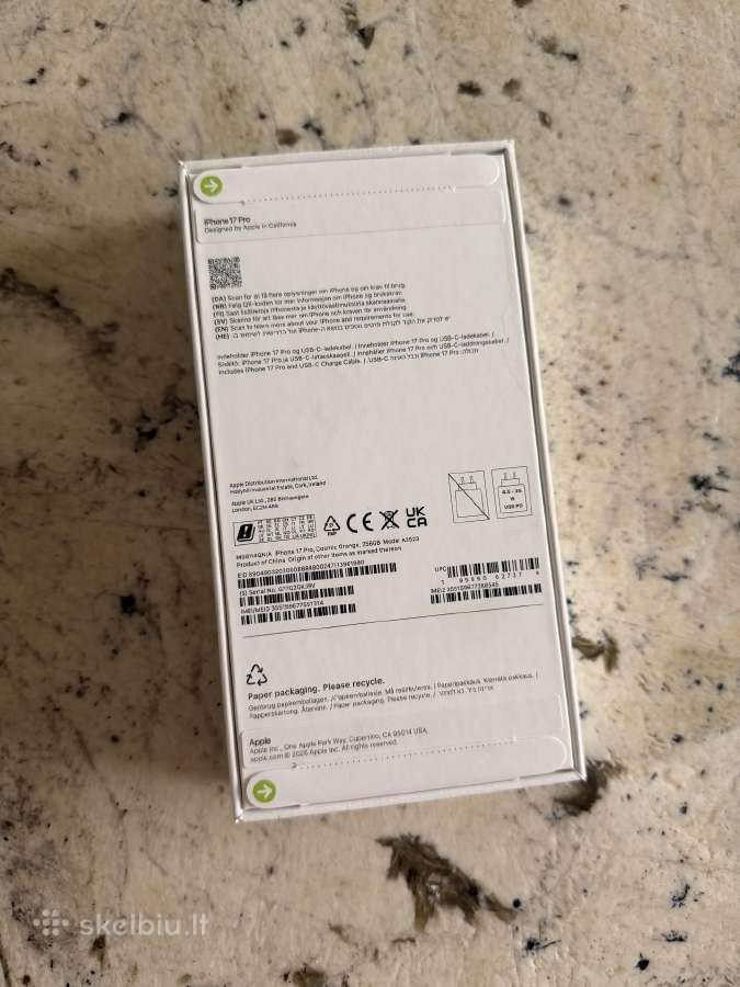 Naujas iPhone 17 pro 256gb oranzinis - nuotraukos Nr. 2