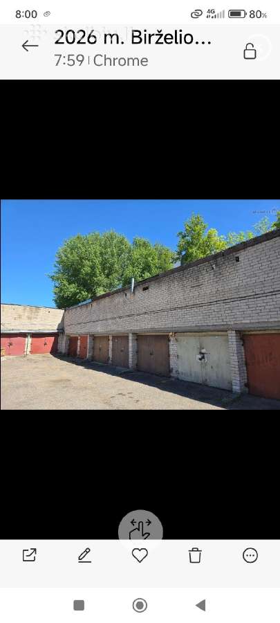 Nuomojamas garažas su duobe ir rūsiu Ozo 6 Vilnius