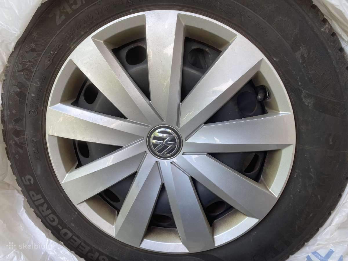 Skardiniai ratai VW R16 su padangomis