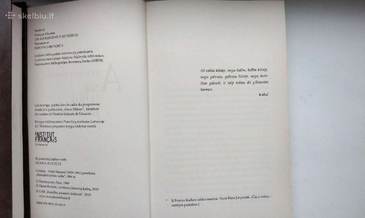 F. Mauriac. Anų laikų jaunuolis - nuotraukos Nr. 3