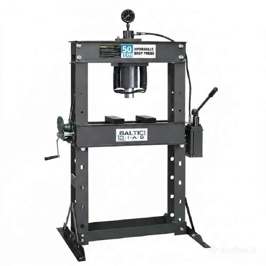 Pneumo-hidraulinis presas 50 tonų